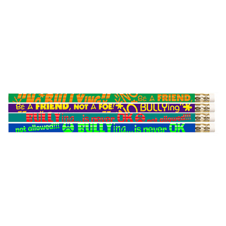 MUSGRAVE PENCIL CO No Bullying Motivational Pencils, PK144 2508